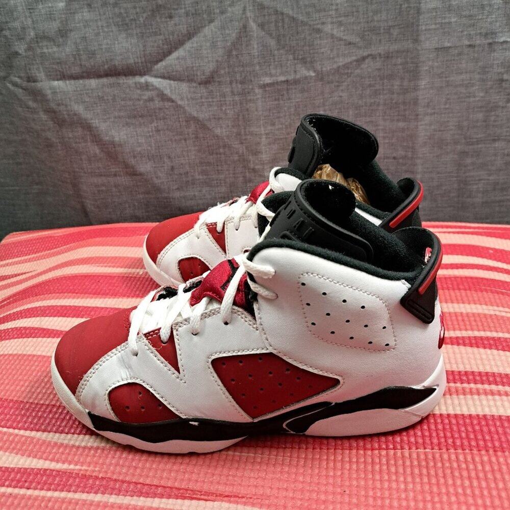 %Nike Air Jordan VI Carmine Size 3Y AJ27